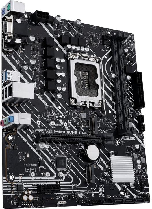 Image du produit ASUS PRIME H610M-E D4-CSM (LGA 1700, Intel H610, mATX)