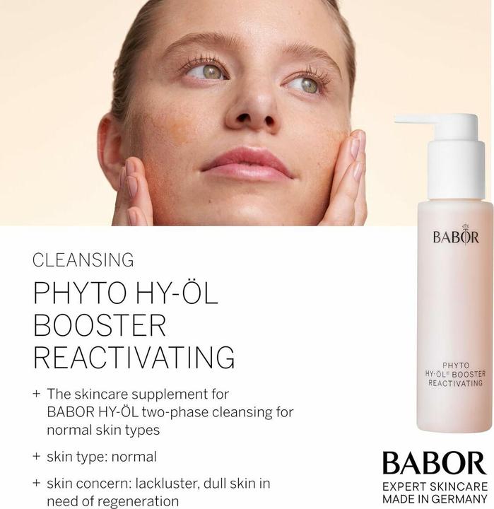 Actual product image Babor CLEANSING Phyto HY-ÖL Booster Reactivating (Cleansing oil, 100 ml)