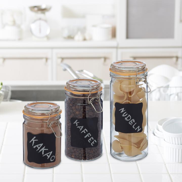 Actual product image Relaxdays storage jars (1.30 l)