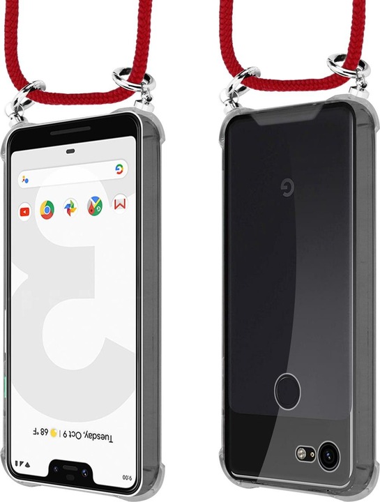 Produktbild Cadorabo TPU Handy Kette SILBER Cover