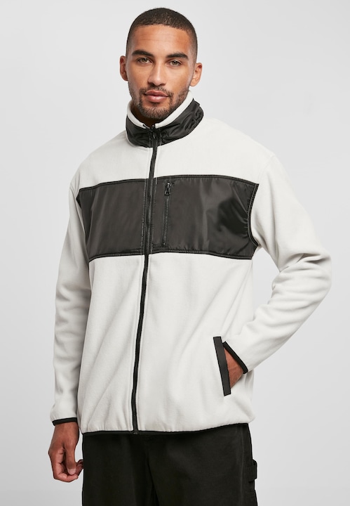 Actual product image Urban Classics Patched Micro Fleece Jacket - 19435 (M)
