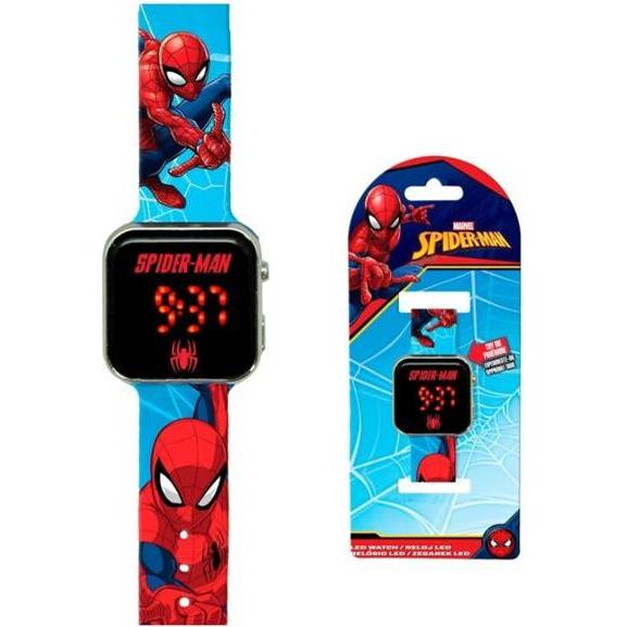 Kids Licensing, Armbanduhr, Spiderman Armbanduhr LED, (Digitaluhr)