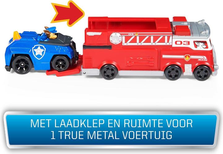 Immagine prodotto Spin Master PAW True Metal Team Vehicle Firetruck