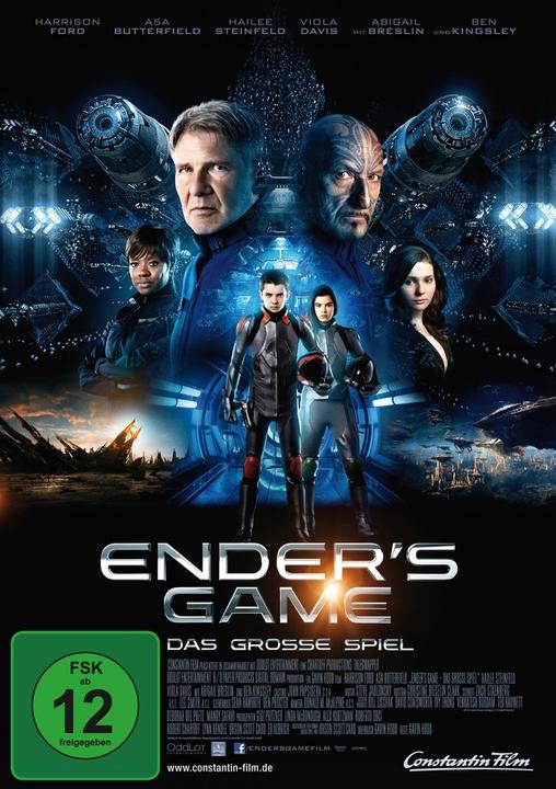 Actual product image Ender's Game The Big Game (DVD, 2013, German, English)