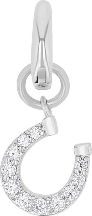 Immagine prodotto Amor Charms für Damen, 925 Sterling Silber, Zirkonia synth. | Hufeisen (Argento 925)