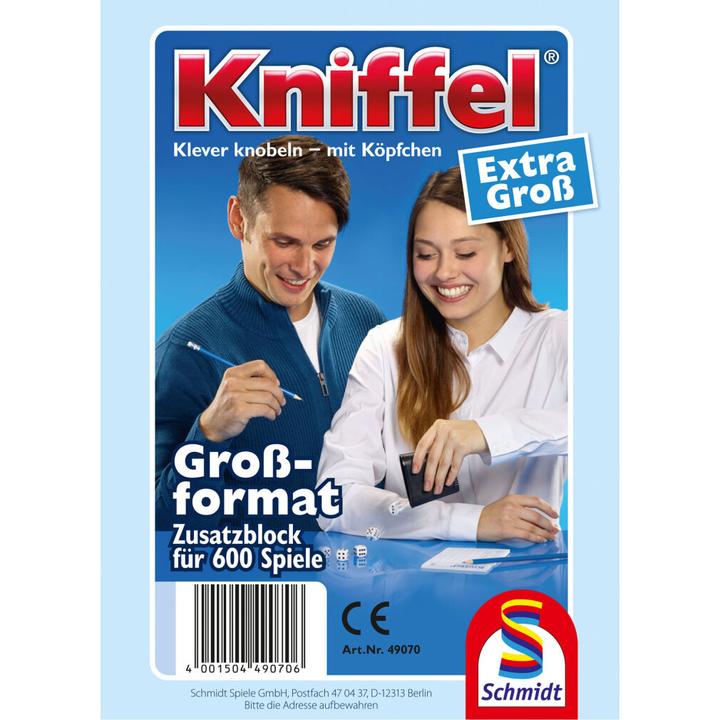 Produktbild Schmidt Spiele Kniffel Gross (Deutsch, 2 - 8 Spieler)