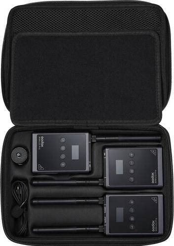 Productafbeelding Godox Camera-houder, 2-Pers. Omni Lavalier-Mic Draadloos Omni Lavalier Microfoonsysteem