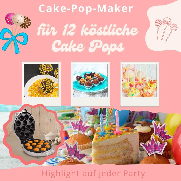 Immagine prodotto Syntrox Cake Pop Maker für 12 Stück