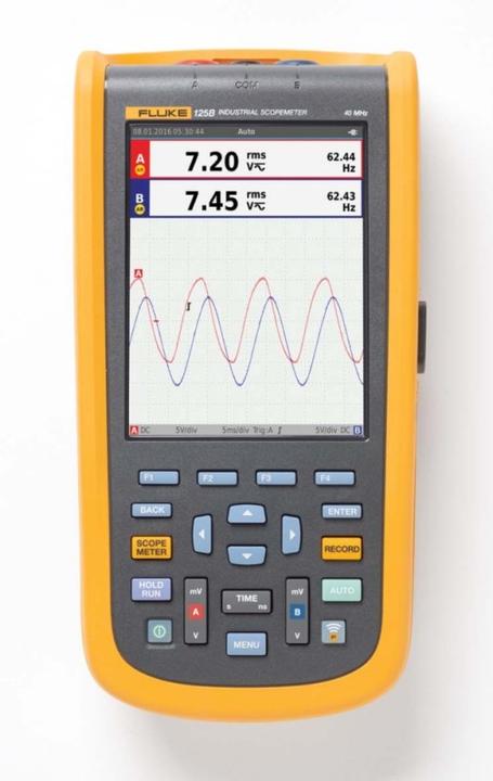 Actual product image Fluke Hand-held oscilloscope (scope meter) 125B/EU 4 (CAT III 600V, CAT IV 600V)