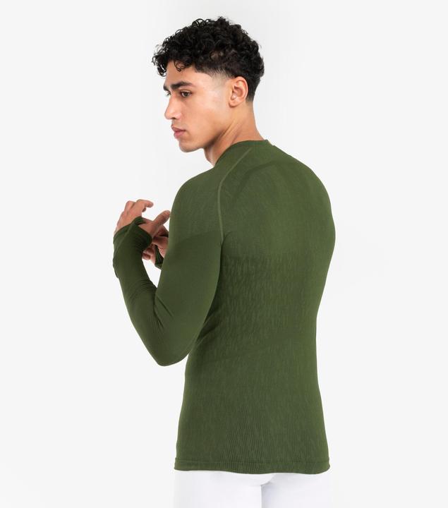 Produktbild Kipsta Damen/Herren Fussball Funktionsshirt langarm - Keepdry khaki (M)