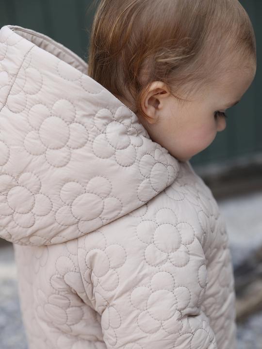 Produktbild Vertbaudet Baby Steppjacke mit Blumensteppung und Kunstfellfutter (98)