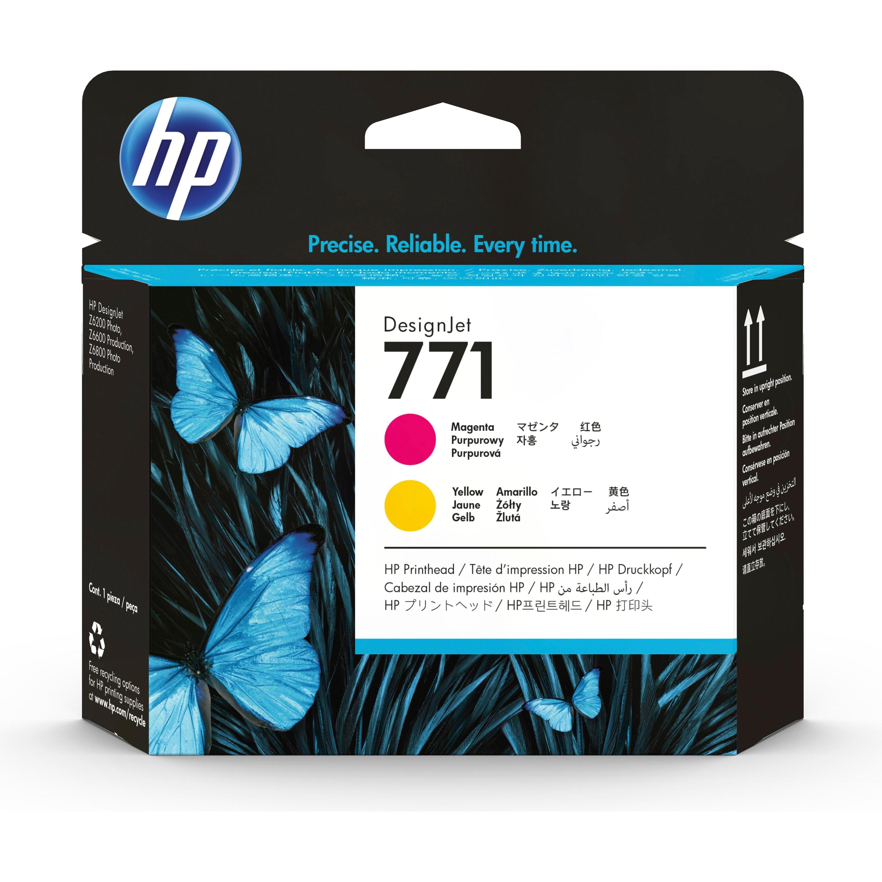 HP, Druckerpatrone, 771 (M, Y)