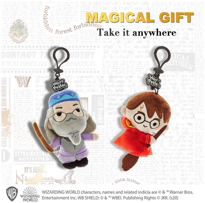 Actual product image Harry Potter présentoir porte-clés peluche 8 cm (18)