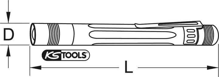 Actual product image KS Tools 150.4370 (14 cm, 85 lm)