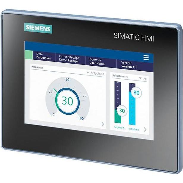 Siemens SIMATIC HMI 6AV2123-3GB32-0AW0 MTP700 Pannello Basic unificato da 7", Domotica