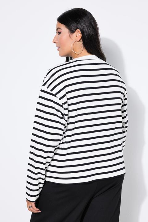 Produktbild Studio Untold Sweatshirt, extra oversized, Ringel (46, 48)