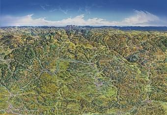 Produktbild Franken Panoramakarte (Deutsch)