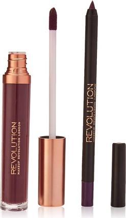 Makeup Revolution Retro Luxury Matte Lip Kit Royal