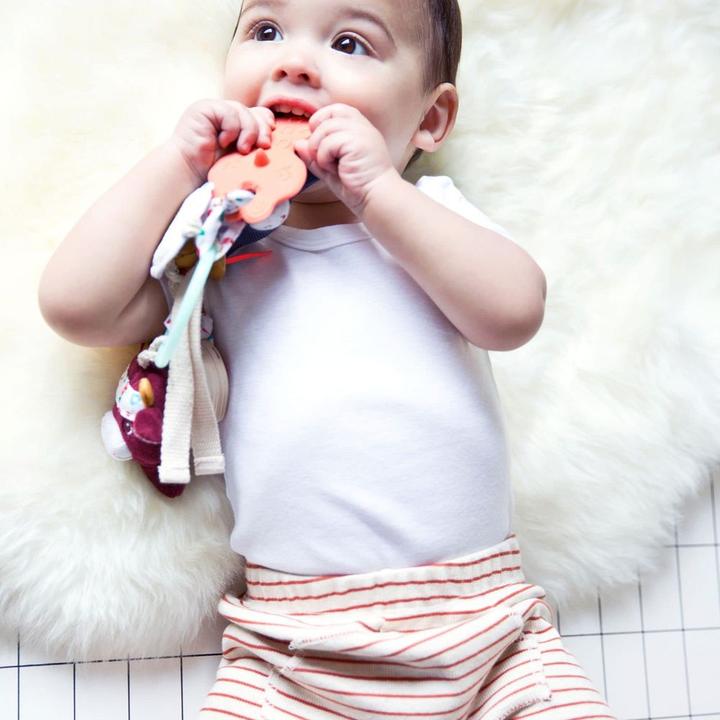 Actual product image Lilliputiens Farm, stimulating keychain