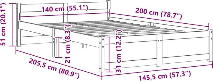 Immagine prodotto vidaXL Camala (135 x 190 cm)