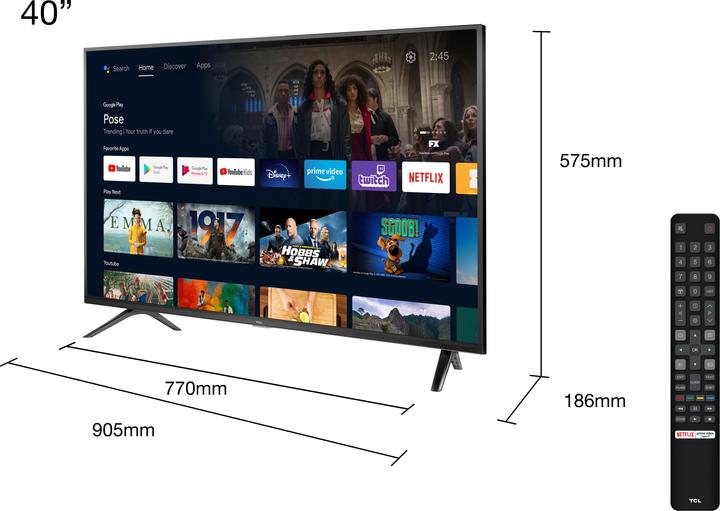 Produktbild TCL 40S5200 (40", S5200, LCD, Full HD, 2022)
