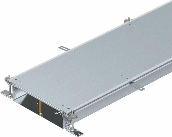 Actual product image OBO Bettermann OBO OKA-W30010050R trunking unit screed-covered blind snap-in 2400x300x100mm