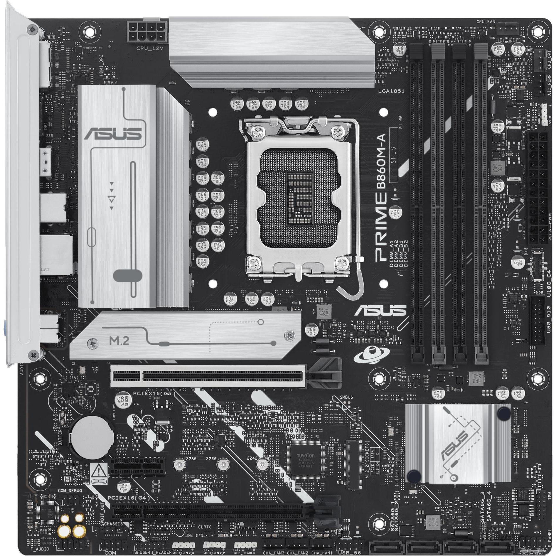 ASUS PRIME B860M-A-CSM (LGA 1851, Intel B860, mATX), Mainboard