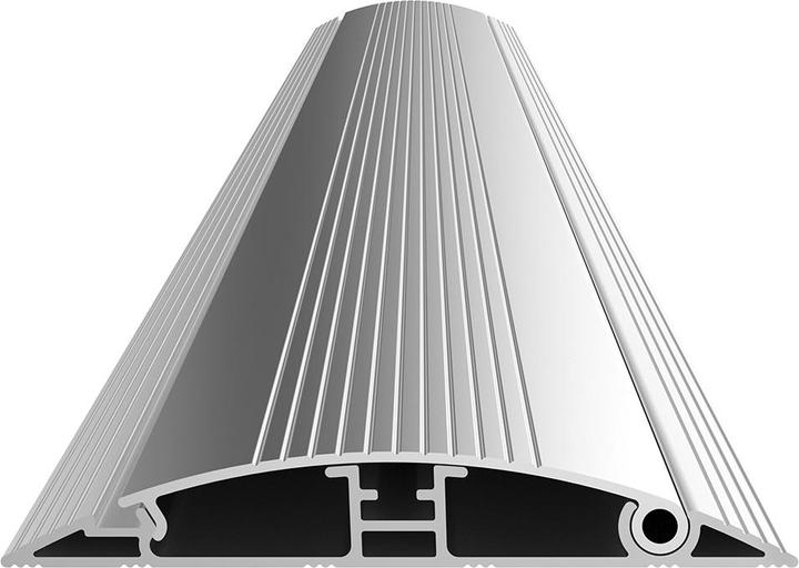 Actual product image Multibrackets Top shelf cable duct 139x1100, aluminium, silver (Duct, 110 cm)
