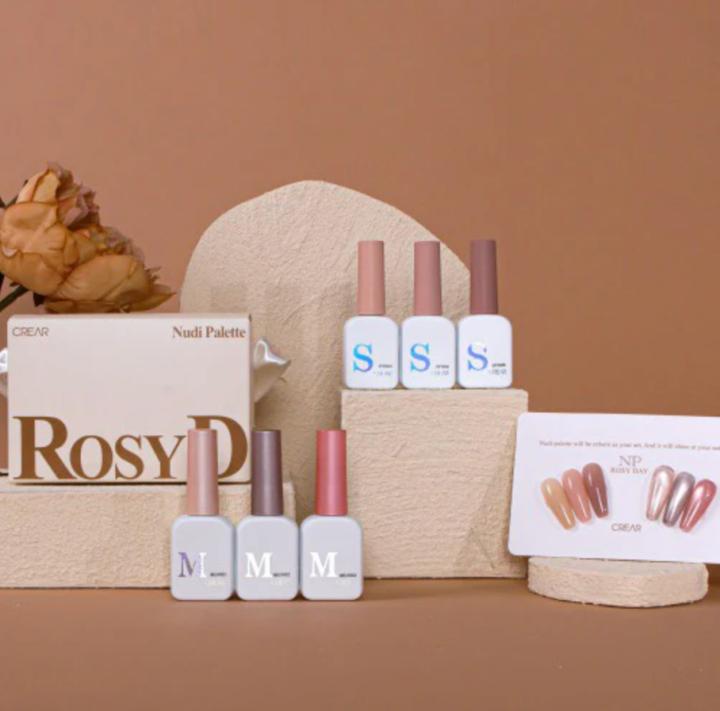 Produktbild Crear Rosy Day Collection (6 pcs/set) (Gel-Effekt Nagellack)
