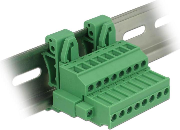 Image du produit Delock Jeu de borniers pour rails à chapeau (Kit de montage en rack)