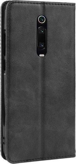 Produktbild MU Style Vintage Style Leder Bookcover Hülle (Xiaomi Mi 9T Pro)