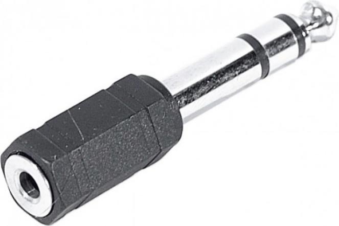 Produktbild Exertis Connect Audio Adapter, 3,5 mm Klinkenbuchse an 6,35 mm Klinkenstecker Zum Anschluss eines Mikrofons oder Lau (Klinkenadapter)