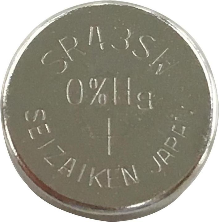 Actual product image Seiko 301 / SR43SW - 10 button cells (10 pcs., 120 mAh)