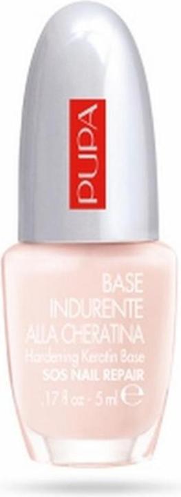 Actual product image Pupa Milano Sos Nail Repair Hardening Keratin Base 5 ml (Pink, Base coat)