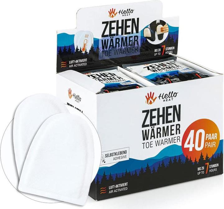 Produktbild Hello Heat 40 Paar Zehenwärmer