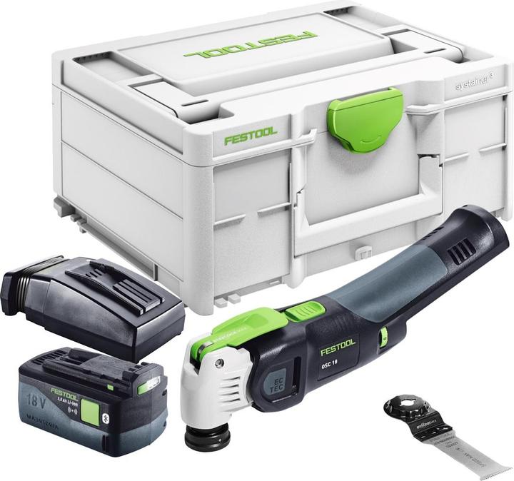 Actual product image Festool VECTURO OSC 18 E-Basic Battery Oscillator 18 V Starlock Max Brushless + 1x rechargeable battery 5.0