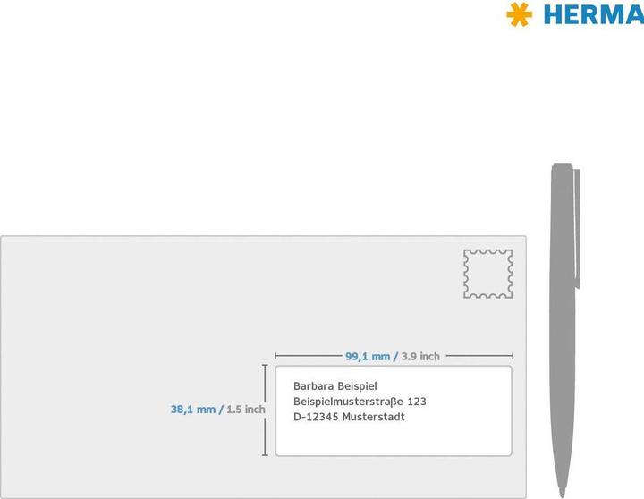 Immagine prodotto HERMA Etichette per indirizzi riciclate A4