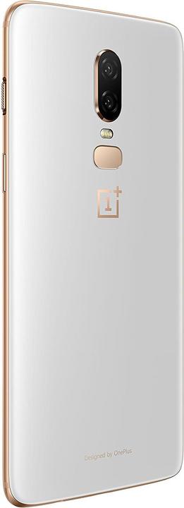 Produktbild OnePlus 6 (128 GB, Silk White, 6.28", Dual SIM, 4G)