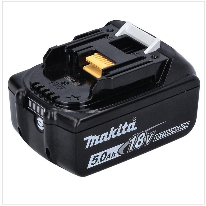 Produktbild Makita DHP 484 T1 Akku Schlagbohrschrauber 18 V 54 Nm Brushless + 1x Akku 5,0 Ah - ohne Ladegerät (Akkubetrieb)