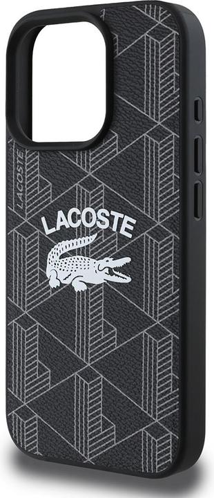 Produktbild Lacoste LCHMP16LPIGK iPhone 16 Pro 6.3" czarny/black hardcase Monogram Vintage Logo MagSafe (Apple iPhone 16 Pro)