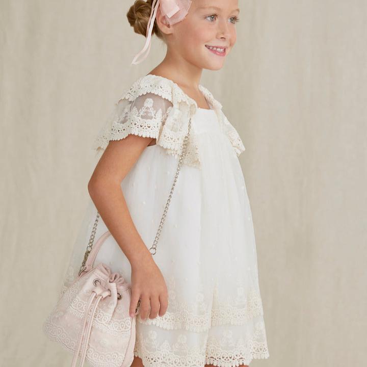 Immagine prodotto Abel & Lula Borsa a tracolla in pizzo rosa bianco