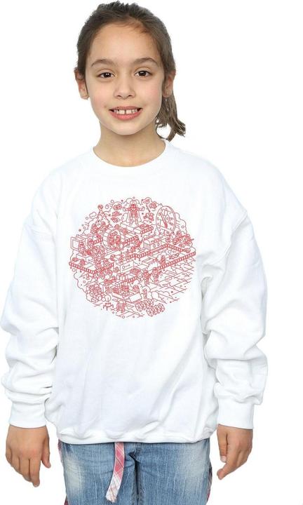 Produktbild Star Wars Christmas Death Star Sweatshirt Mädchen (128)