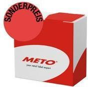 Image du produit METO Etiquettes promotionnelles "SONDERPREIS", rouge / noir rond, diamètre : 50 mm, adhésif permanent