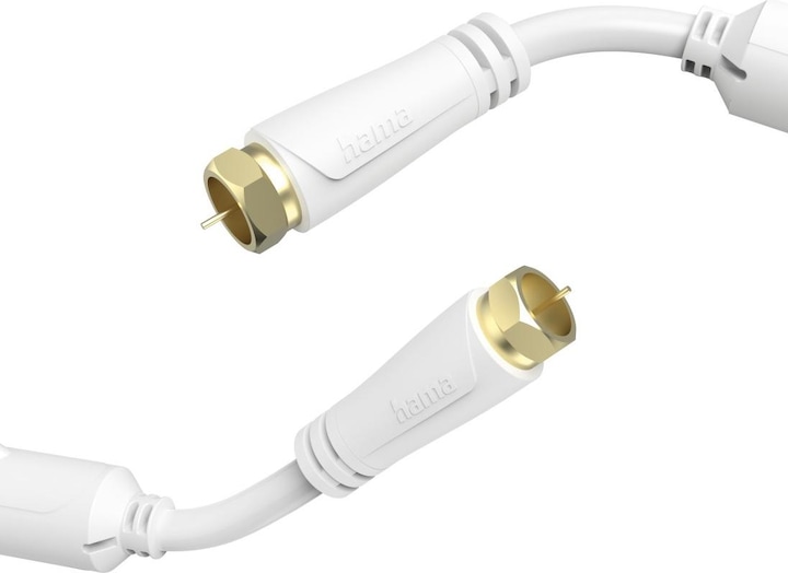 Produktbild Hama SAT-Anschlusskabel, F-Stecker - F-Stecker, vergoldet, 1,5 m, 100 dB (100 dB, Antennenkabel)