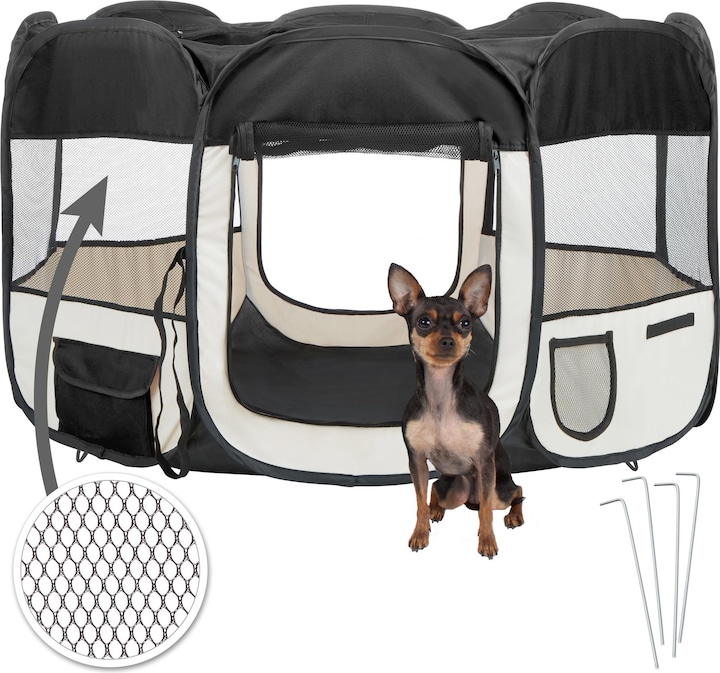 Image du produit tectake Parc à Chiots Chiens