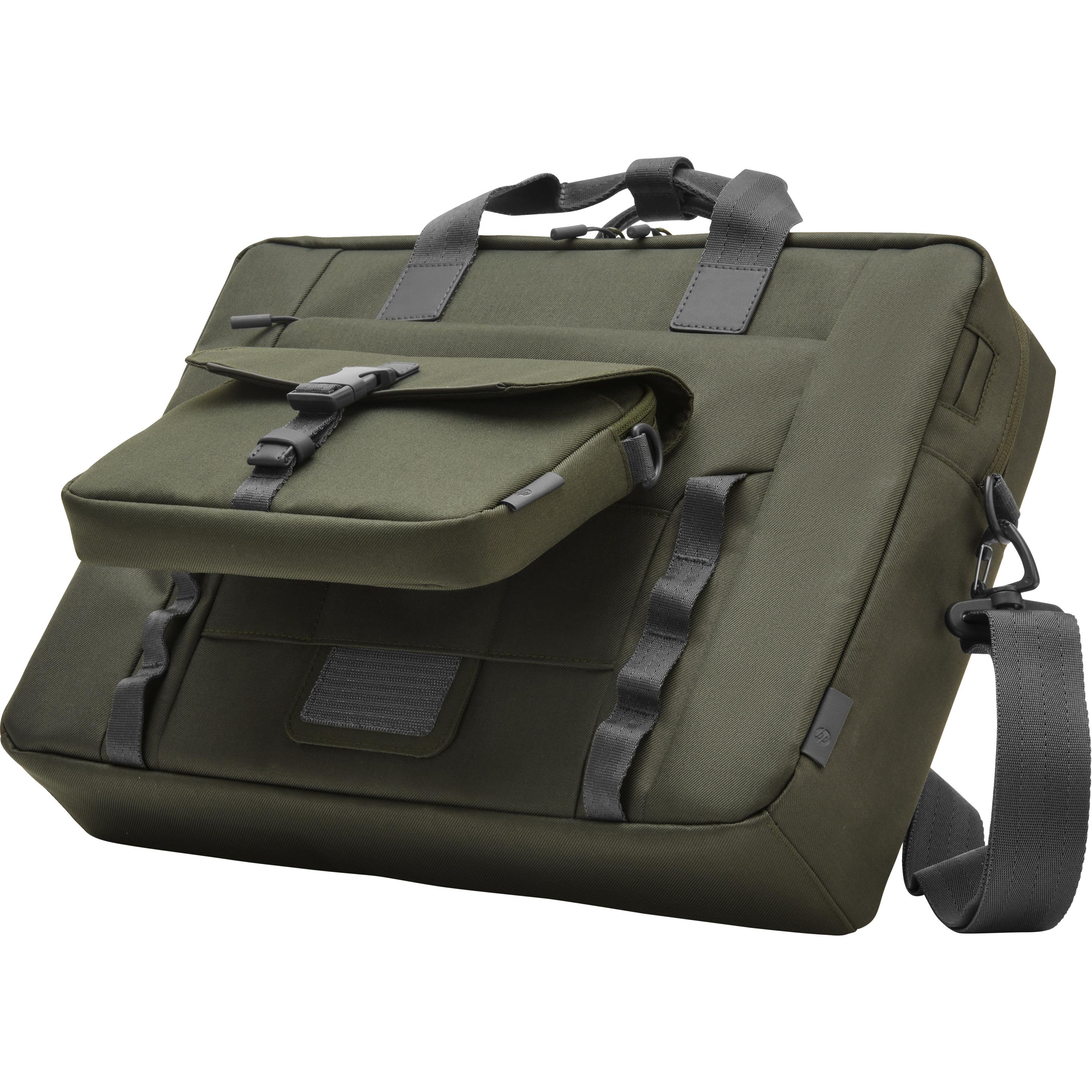 HP 15.6-inch Modular Laptop Bag (15.59", Universal), Notebooktasche, Grün, Grau