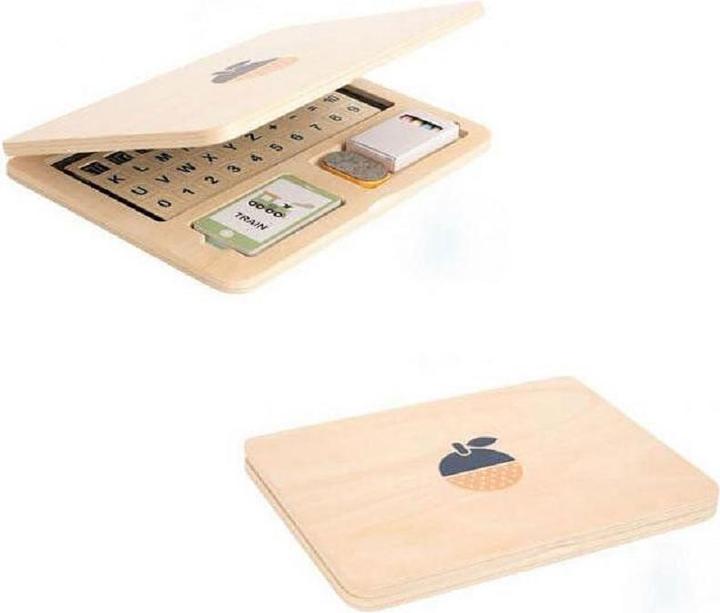 Produktbild Tooky Toy Laptop-Zubehör aus Holz, Puzzle, Science Literek Written Dry Table 58 e.