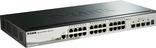 Productafbeelding D-Link DGS-1510-28X Smart Managed Gigabit Stack Switch 4x 10G (28 ports)