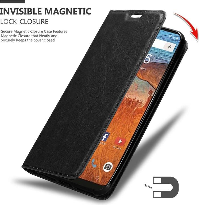 Actual product image Cadorabo Book Invisible Magnet Cover (ZTE Blade V10)