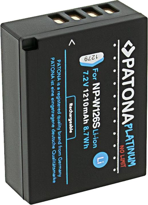 Actual product image Patona Platinum battery Fuji NP-W126S (Camera battery)